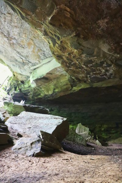 waterfall cave