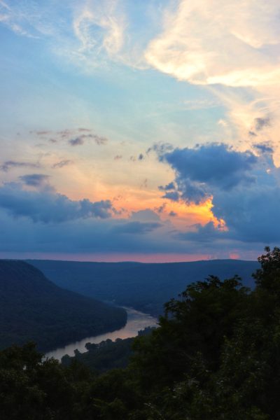 signal mountain sunset