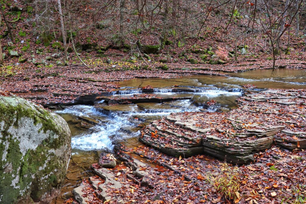 Hemlock Falls on the Newby Branch Hike is underwhelming