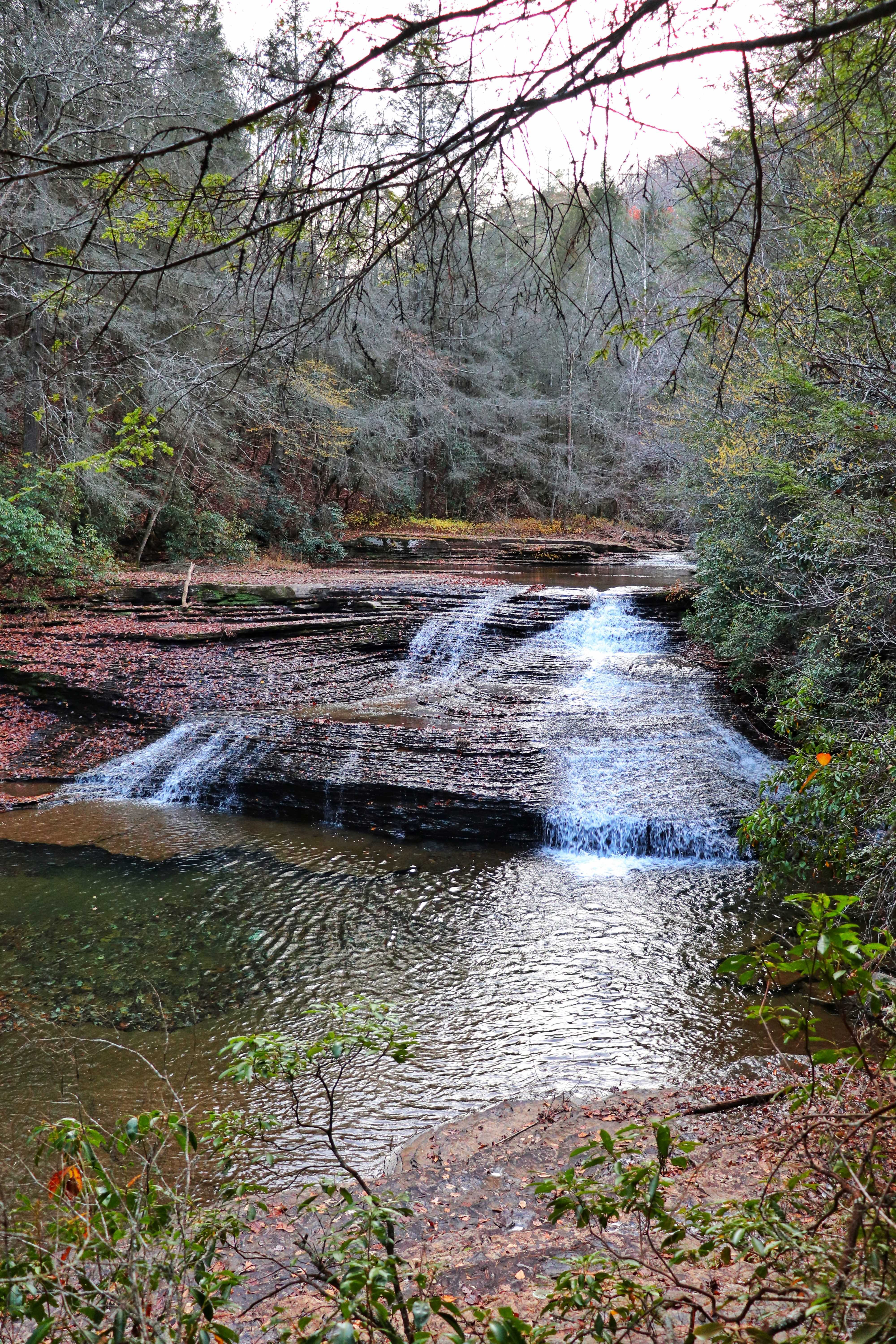 white pine cascades on the Cumberland Trail