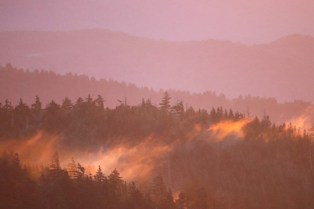 smoky mountain sunrise