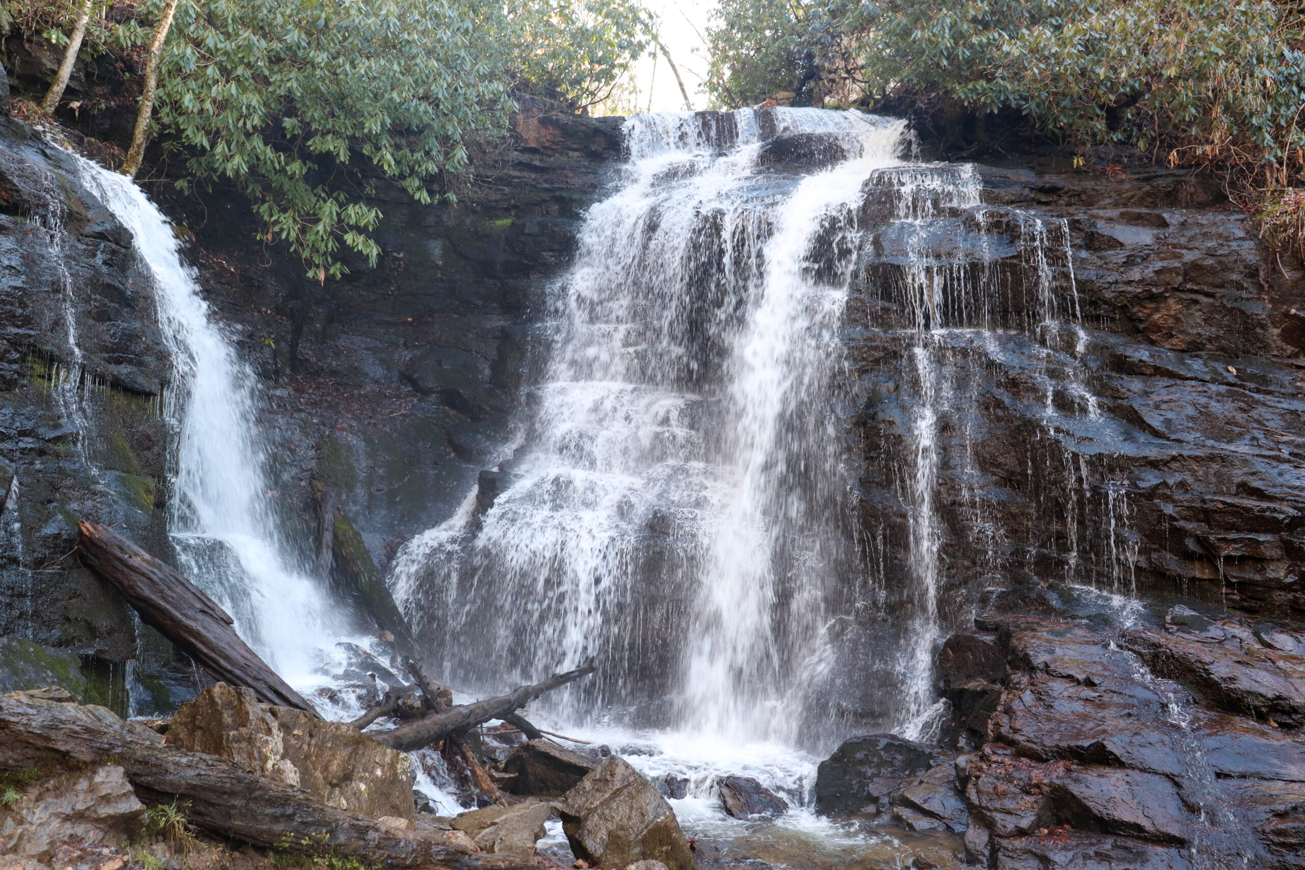 Visiting Soco Falls and Mingo Falls in North Carolina