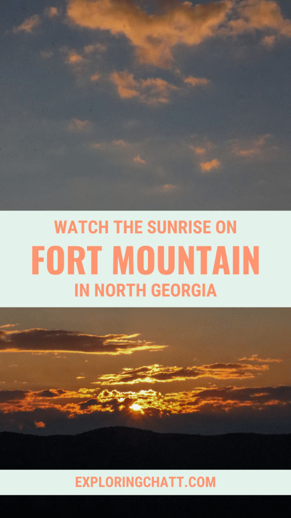 Watch the Sunrise on Fort Mountain in North Georgia