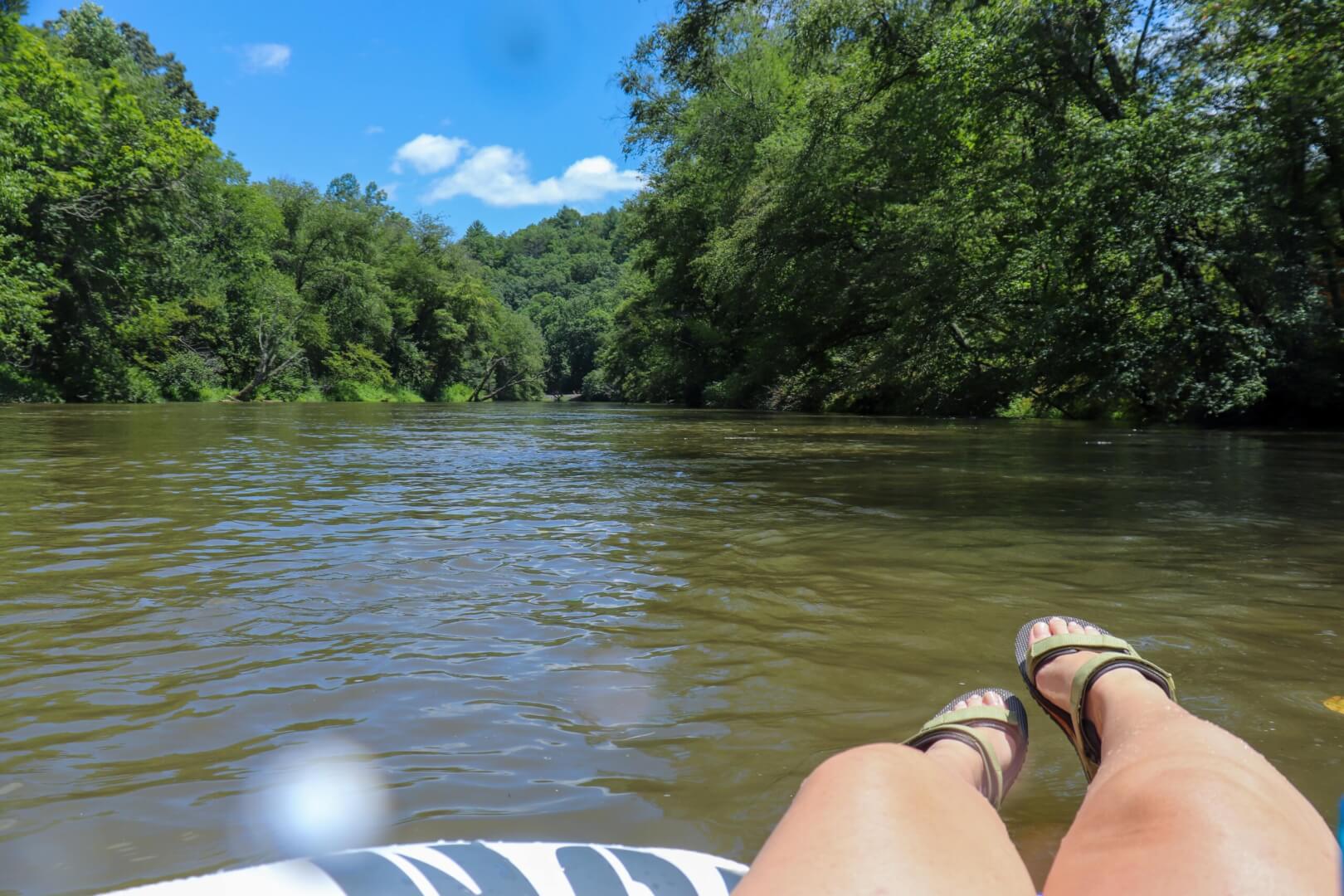 Lazy River: Blue Ridge Tubing on the Toccoa River