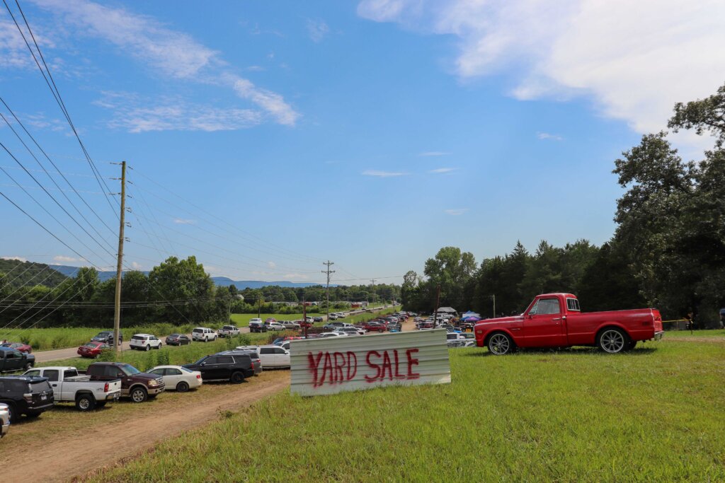 127 yard sale