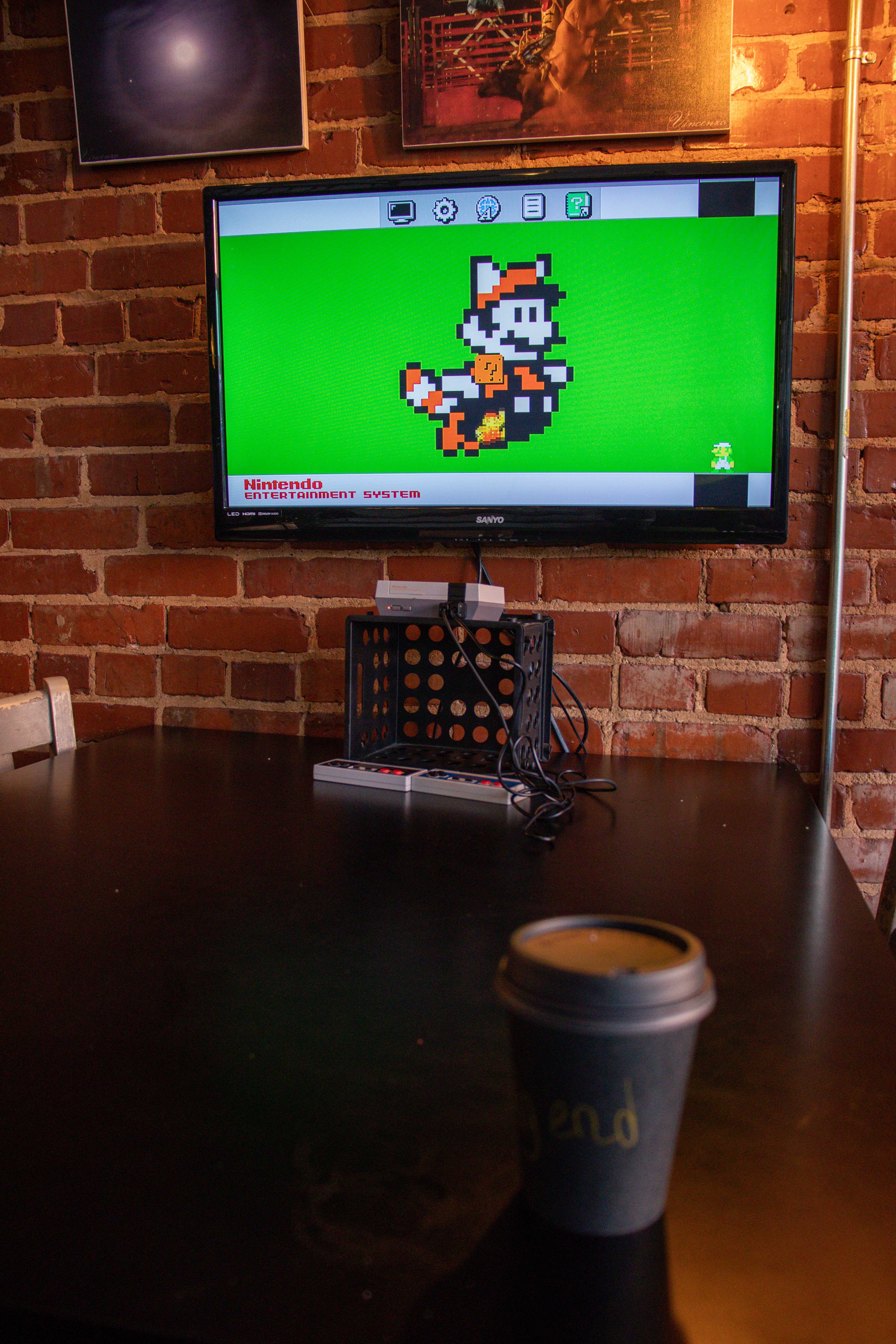 video game coffee shop