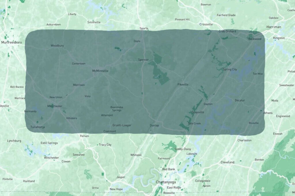 north of chattanooga hike
