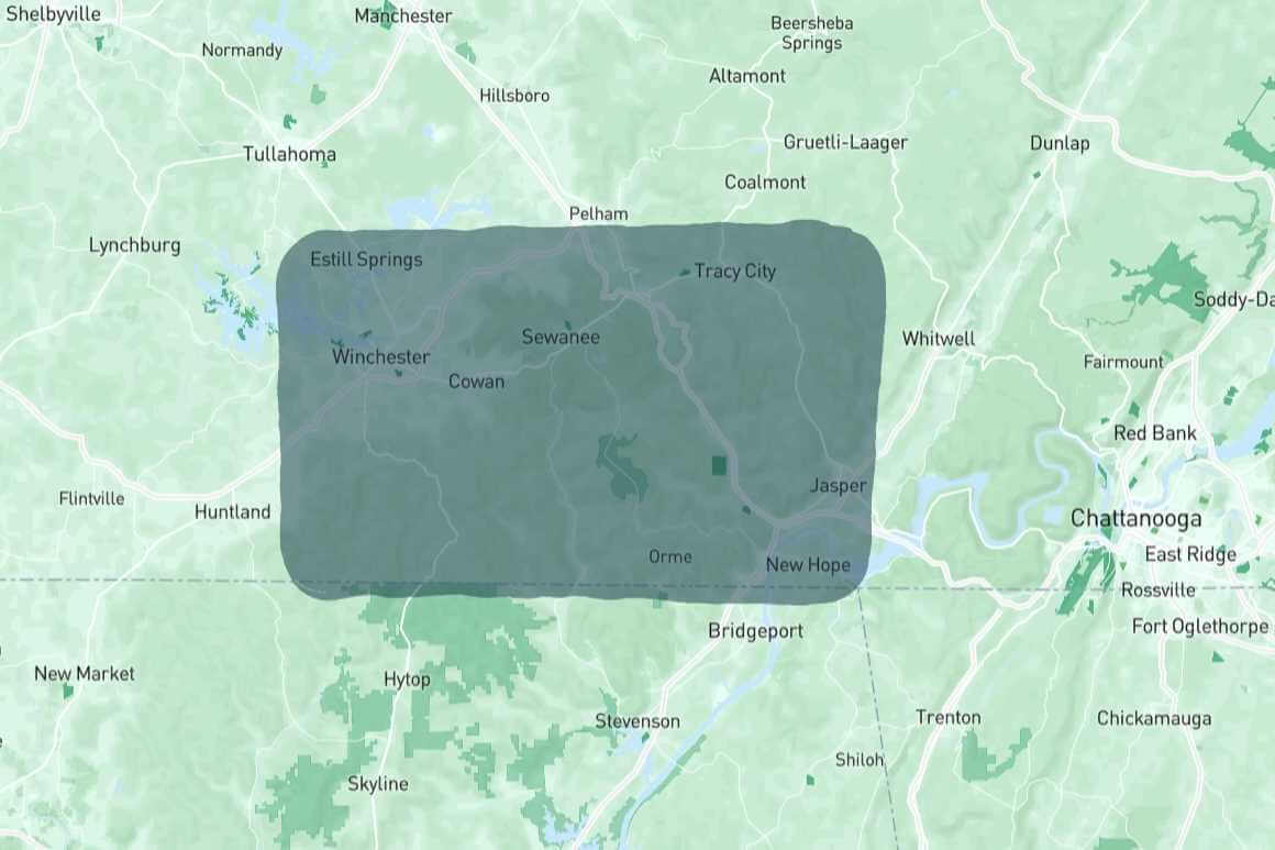 west of chattanooga hike