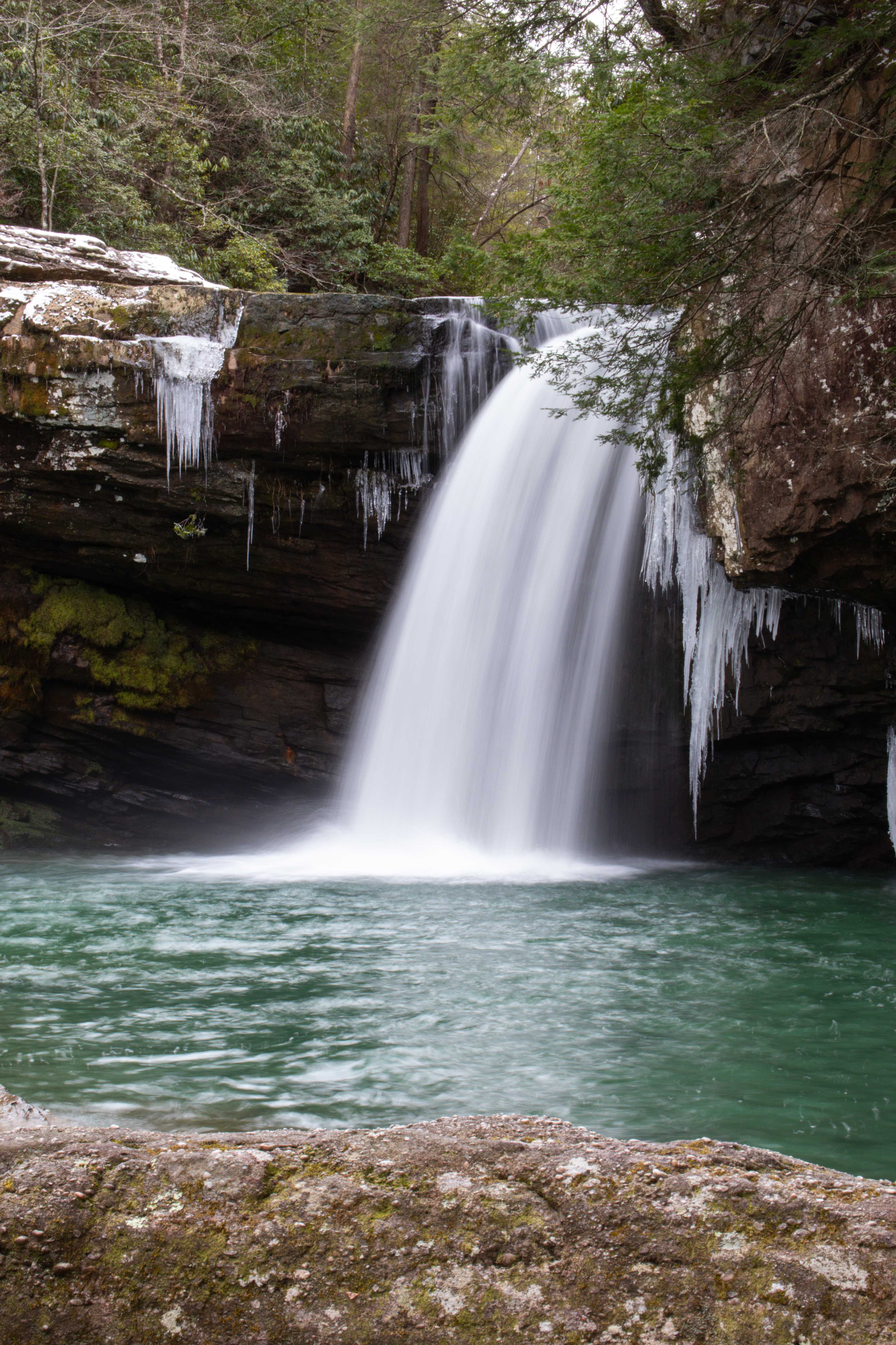 long exposure of savage falls