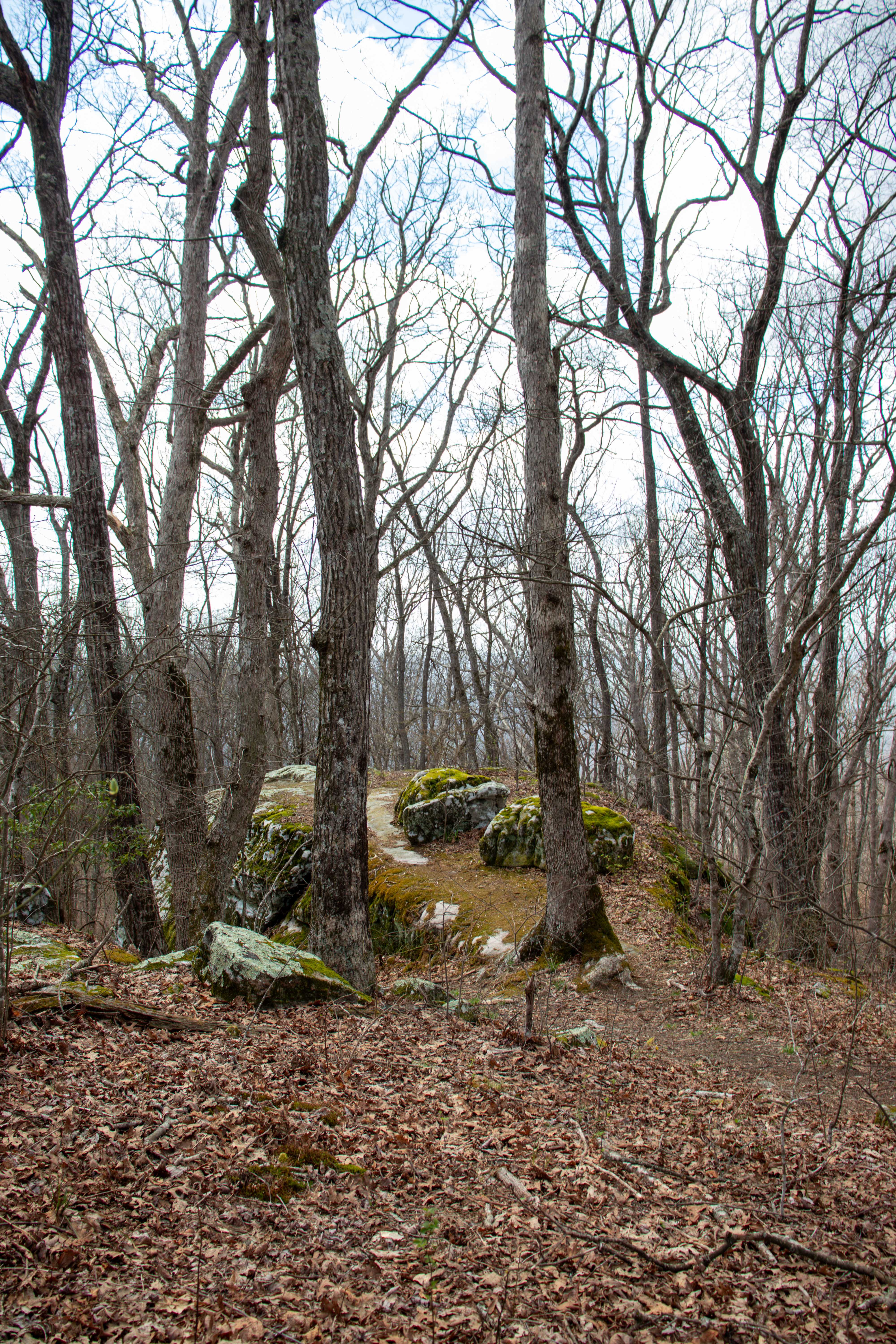 black mountain rocks