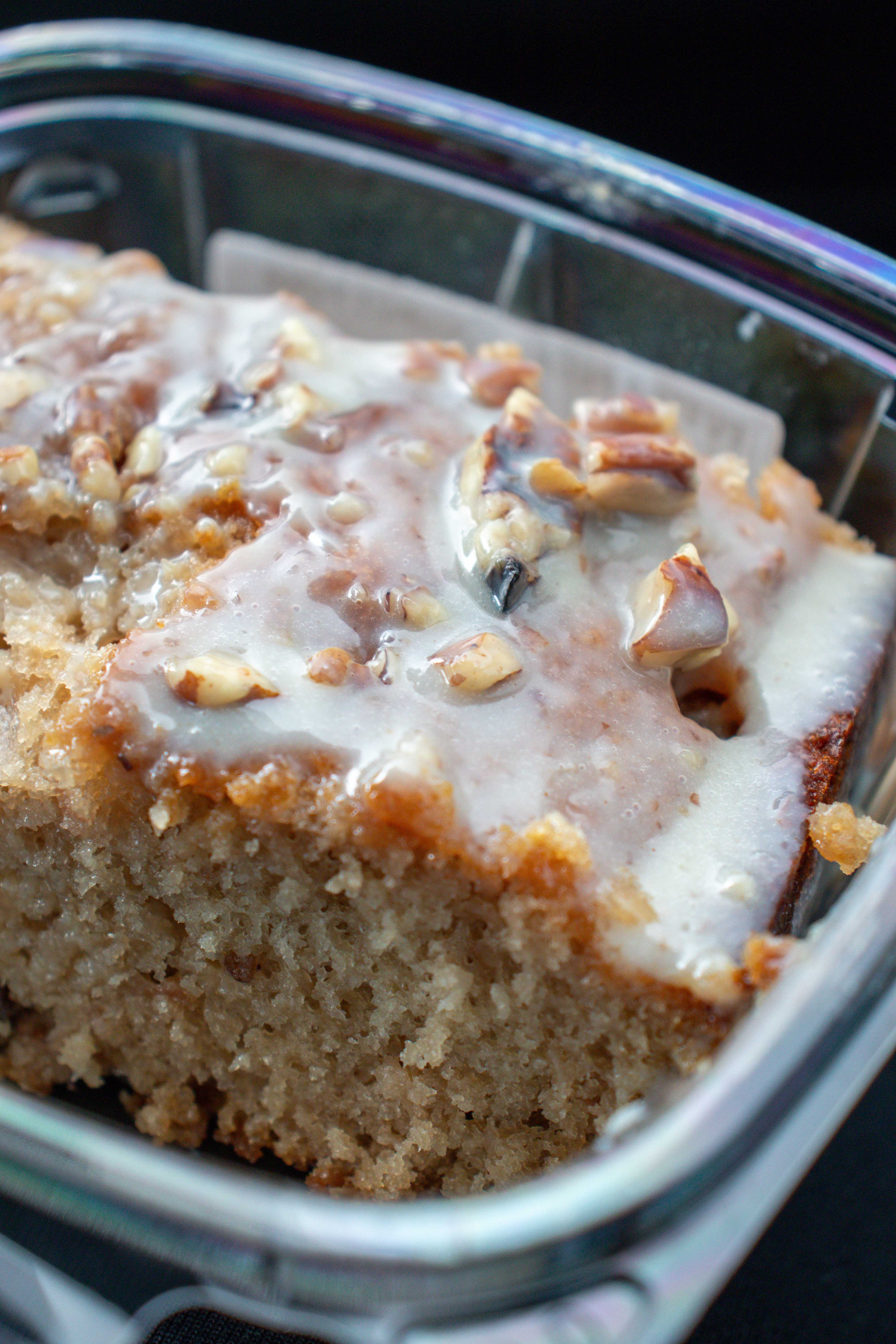 coconut butter pecan poke cake