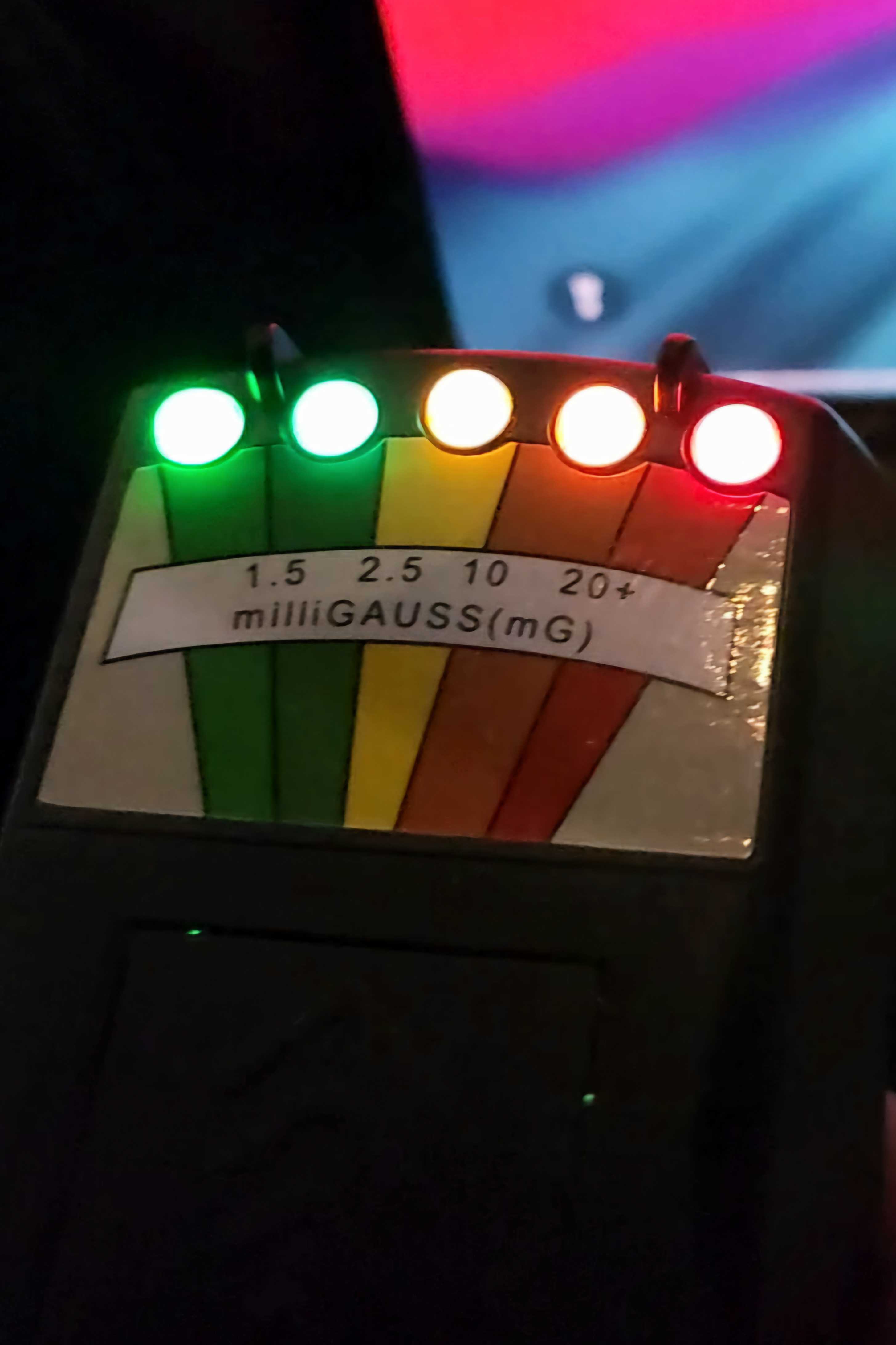 EMF Activity Detector with high activity found