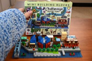 Chattanooga skyline mini building blocks set