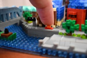 Chattanooga skyline mini building blocks set